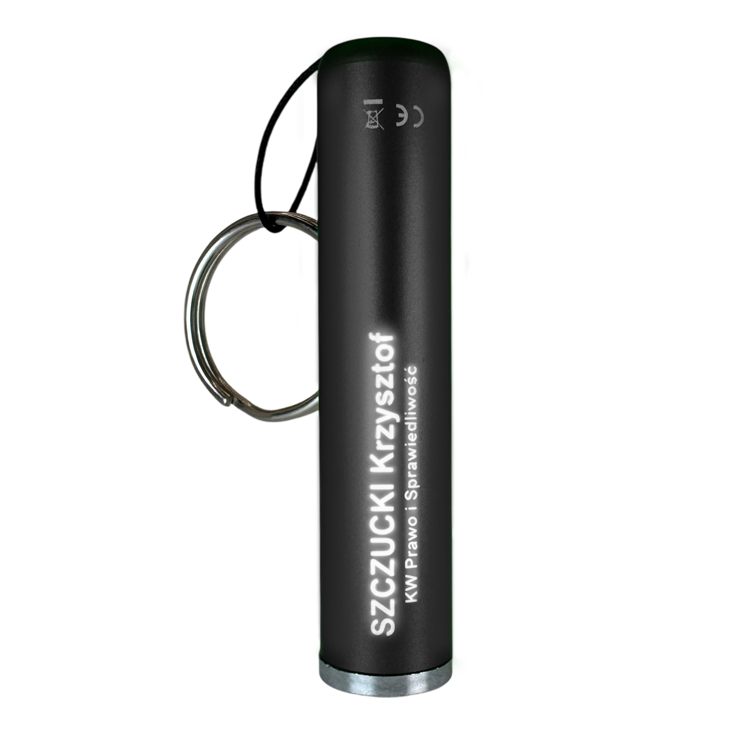 Torch Keyring with Light Up Logo view 2